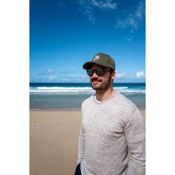 Casquette vert olive